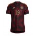 Tyskland Leroy Sane #19 Borta Kläder VM 2022 Kortärmad